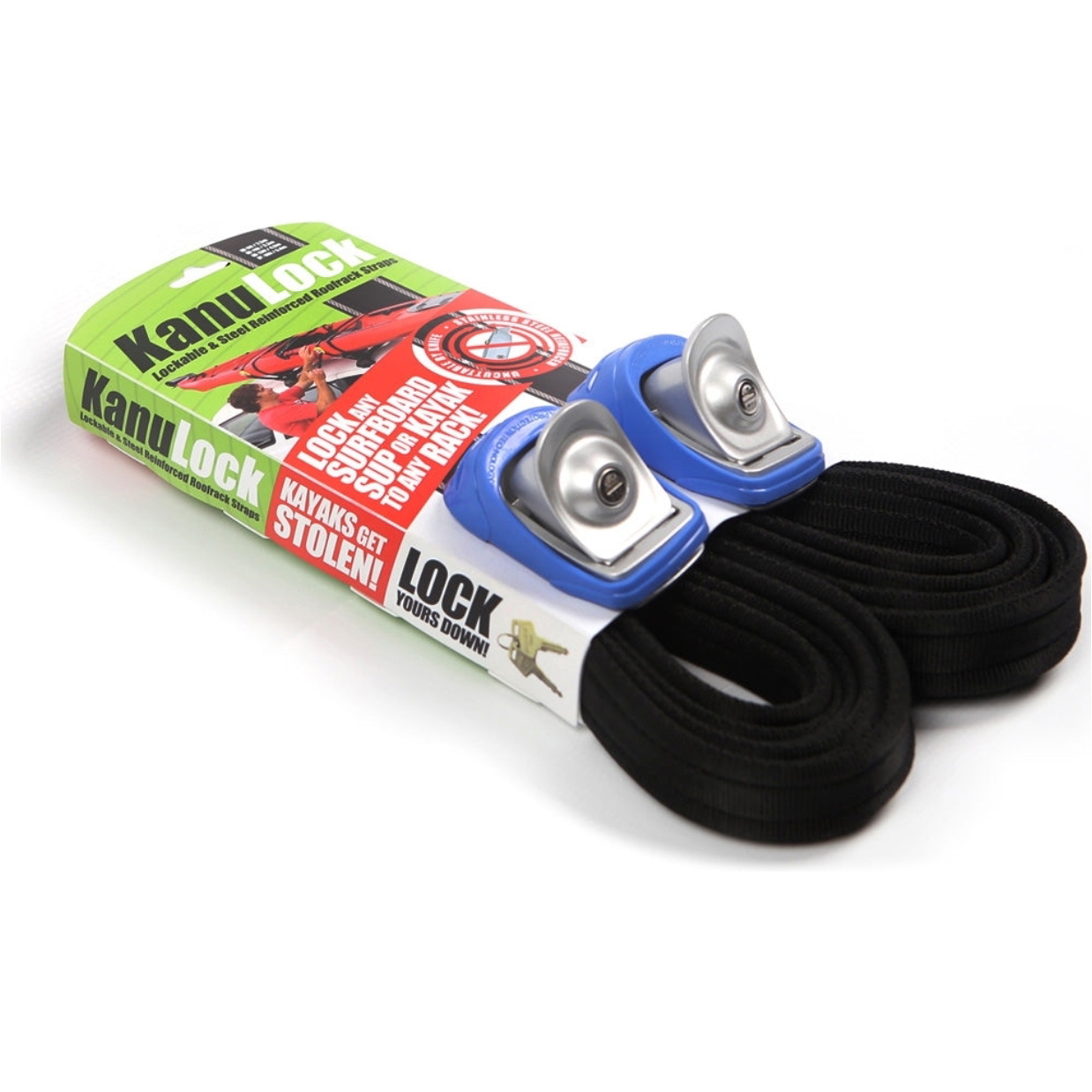2026 KanuLock 5.4m / 18ft Lockable Tiedown Set KNLT-54M-18F
